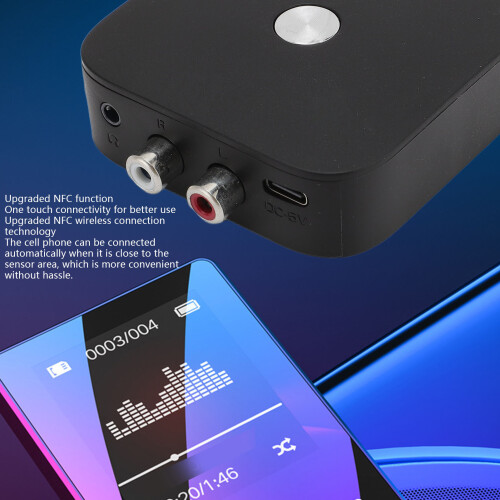 NFC Receiver with Remote, Bluetooth 5.0, 15m, 200mAh Battery 2