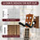 Wood Ukulele Wall Hanger U-Shaped Nonslip Holder 3