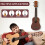Wood Ukulele Wall Hanger U-Shaped Nonslip Holder 6