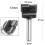 Hard Alloy Router Bit Versatile Woodworking Milling Cutters Two-Blade Vertical Milling Tools 2