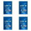 Ice Melter Salt for Snow and Ice - 4 Pack, 3.5 oz Each, 1