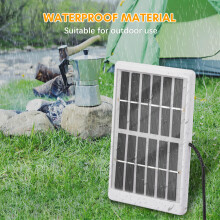 1,2W 6V Draagbaar zonnepaneel, polykristallijn zonnepaneel, mini-zonnepaneel, zonnemodule, draagbaar, zeer efficiënt zonnepaneel met micro-USB-poort