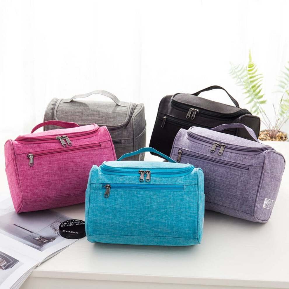 tooloflife Cosmetic Organizer Bag Make Up Hanging Wash Bag Toiletries Organiser Bag Zipper Closure Polyester