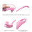 Brosse WC rose en plastique à long manche (1 pièce) 6