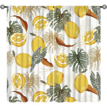 Lemon Fruit Curtains Thermal Insulated 2 Panels 63x63 Inch