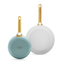 GreenPan Padova Reserve 2 Piece Frypan Set Smokey Blue