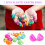 12pc Fillable Plastic Easter Eggs Party Supply Pack Assorted Pattern Prints 2