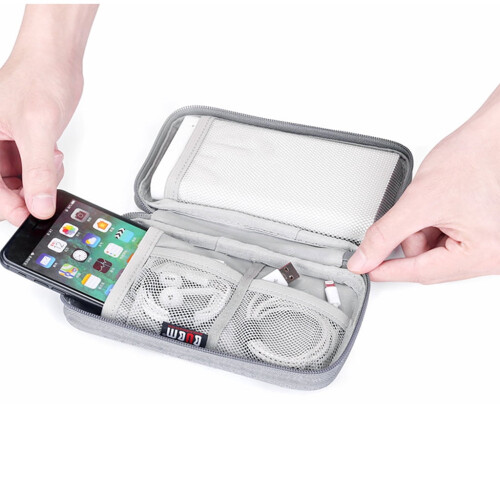Durable Polyester Power Bank Pouch Storage Bag Protable Travel Carrying for Case 2