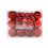 Christmas Ornament Balls Set Red 50 Pieces 1