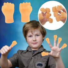 Tiny Hands Fist Bump Puppets Mini Finger Toys 2 Pack