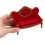 Topbathy House Decor Mini Mini Sofa Brown Plastic 1Pcs Diy Projects For Students 5