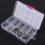200 stk. rustfri stål E-clips E-ring fastholdelsesring sortiment M1.5-M10, E-ring, stål E-clips 1