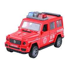 Zabawki SUV z napędem pull-back i radiowóz w skali 1/36 dla dzieci od 3 lat, edukacyjne pojazdy bezwładnościowe z otwieranymi drzwiami, prezenty