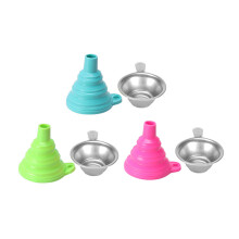 tooloflife 1/3/5 Set Silicone Funnel Silicone Collapsible Funnel Set Resin Filter Cup Kitchen Gadgets Easy Clean 3 Colors