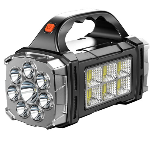 Lanterna LED portátil solar COB de feixe amplo (1 unidade)