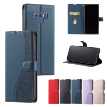 Leather Wallet Phone Case Compatible with Samsung Galaxy Note 20 Ultra, Note20, Note 10/10+, Note9, Note8 – Card Holder & Zipper
