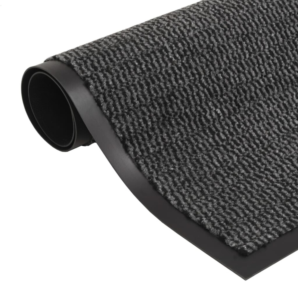 Vidaxl Dust Control Mat Rectangular Tufted 40X60cm Anthracite Welcome Carpet