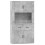 VidaXL vidaXL Highboard Concrete Grey Engineered Wood Cupboard Sideboard Cabinet 1