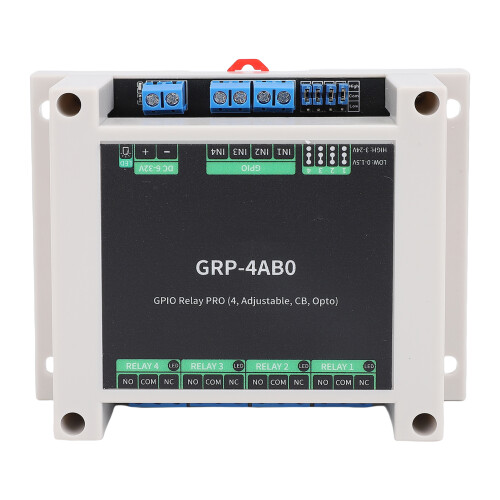 GPID 4-Kanal GPIO-Relaismodul ABS-Gehäuse 10 A 1
