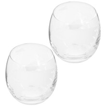 Pahare de whisky din sticlă, design glob, 2 bucăți