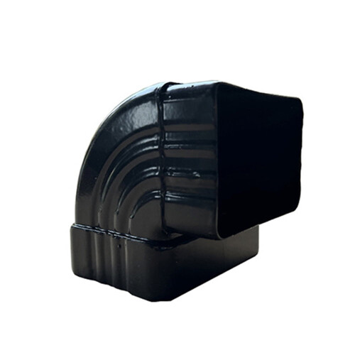 Aluminium Downspout Elbow 90/65 Black