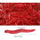 200 Stück 4 cm lange künstliche rote Würmer, EarthWorm Silikon-Angelköder 2