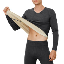 Calça Térmica Masculina - Calça Térmica Masculina, Legging Quente para o Inverno, Cinza Escuro, Tamanho XXXXL