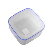 Boîte de conservation alimentaire étanche de 2200 ml, transparente et compatible micro-ondes, avec couvercle hermétique et protection