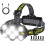 Επαναφορτιζόμενος φακός κεφαλής, 22000LM10-LED, 8+2 λειτουργίες + κόκκινο φως, αδιάβροχος 1