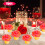 Rose LED flammeløse lys lyserøde 6 stk. 2