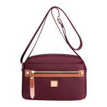 Vianočný výpredaj! Nylonová crossbody kabelka UHUYA, ľahká crossbody kabelka s viacerými vreckami a nylonovou tkaninou na jedno rameno pre