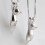 Silver Plated Jumping Cat Pendant Necklace 2 pcs 6