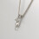 Silver Plated Jumping Cat Pendant Necklace 2 pcs 8