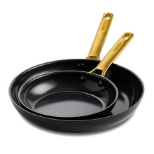 GreenPan Padova Reserve 2 Piece Frypan Set Black