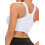 Women's Wireless Post-Surgery Zip-Front Yoga Bra with 2