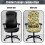 Sunflower Butterfly Chair Cover Stretchable High Back 4