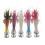 5 Stück PVC Garnelen-Tunfisch-Jigs Haken, 11 cm, Leuchtköder 3
