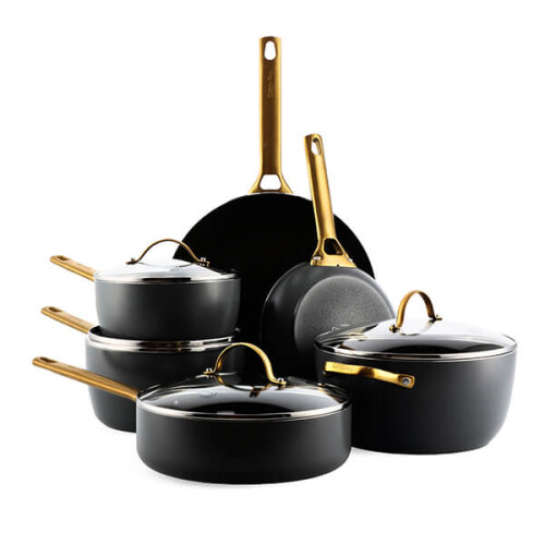 GreenPan GreenPan Padova Reserve 6 Piece Set Black