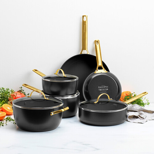 GreenPan GreenPan Padova Reserve 6 Piece Set Black 1