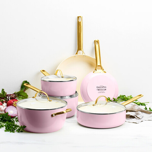 GreenPan GreenPan Padova Reserve 6 Piece Set Blush Pink 1