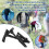 Foldable Adjustable Walking Cane with Alarm LED Light and 7