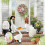 Conjunto de 3 peças de roupa de coelho da Páscoa para ganso de jardim de cimento/plástico de 23 polegadas – Decoração para varanda e jardim 6