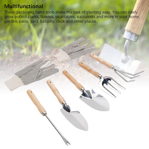 Gartenwerkzeug-Set Schaufel mit Holzgriff 24.3oz 2