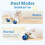 Balle rechargeable pour chat avec queue en plumes et télécommande – Convient aux chats et chatons d'intérieur 4