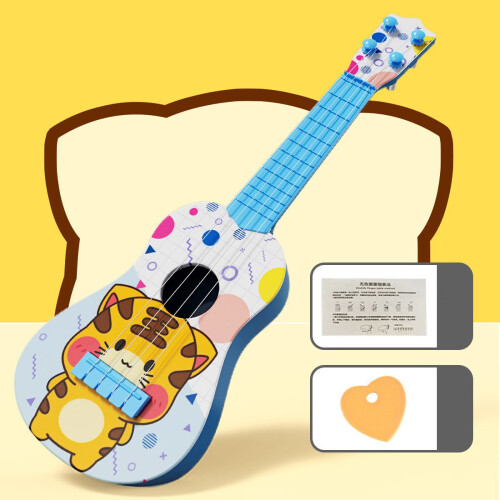 Pyaiiner Ukulele Μικρό Παιχνίδι Κιθάρας Μίνι Μουσικό Όργανο για Αρχάριους με Ρεαλιστικό 1