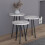 (Home Assembly Required, Coffee Tables) 3 pcs. wooden side table Mamor Mirola 3