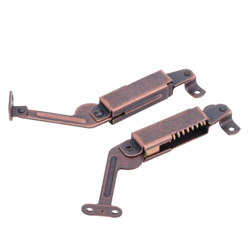 Robust Iron Lid Hinge Support with Spring for Safety Cabinets Home & Office