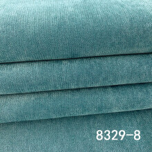 Chenille Fabric Polyester Solid Light Blue 39x58 in