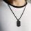 American Flag Dog Tag Necklace with Bible Scripture and 5