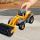 Engineering Vehicle Toy with Push-Pull Action, ABS Plastic, 7